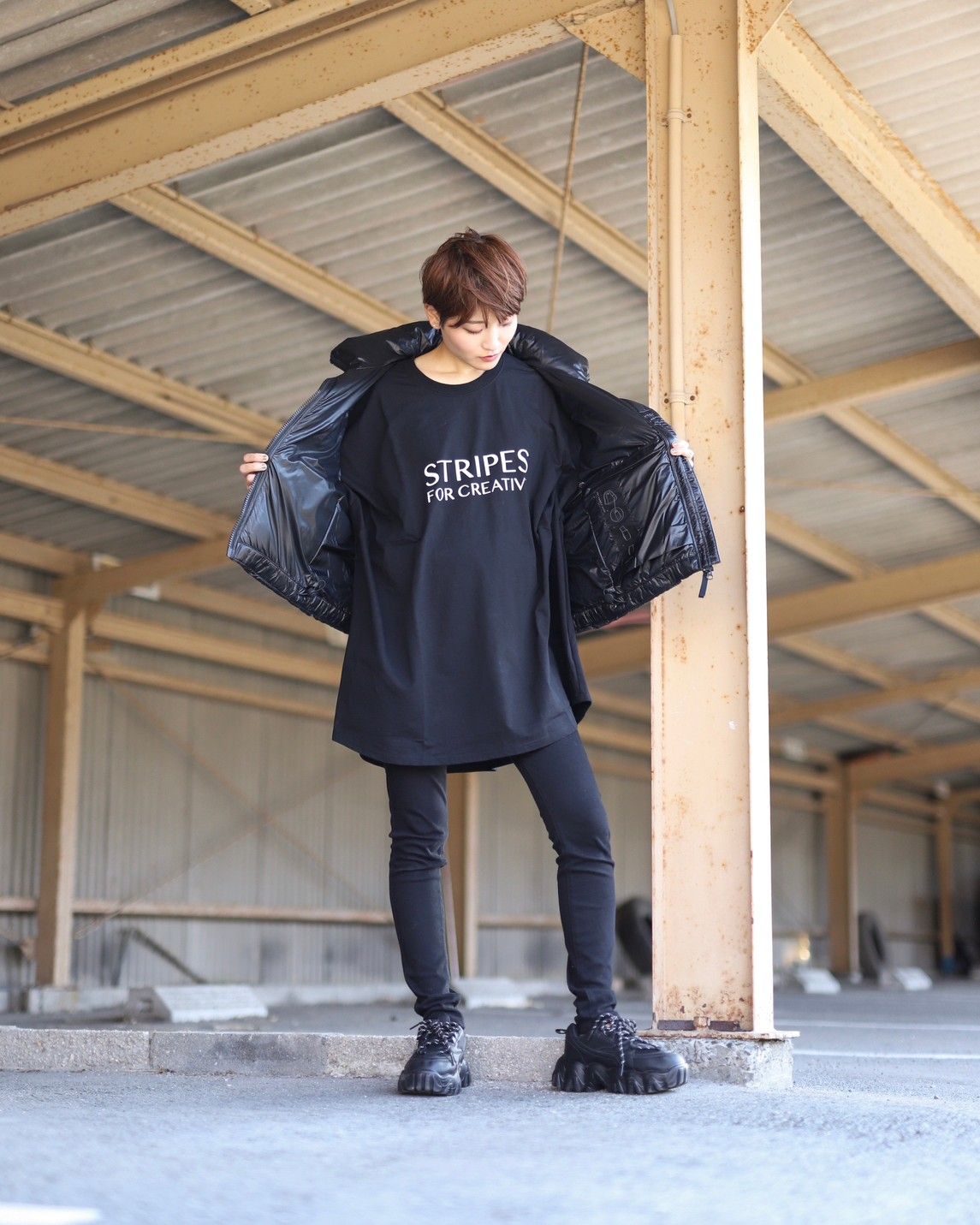 カナダグース23AW レディースCYPRESS PUFFER VEST BLACK LABEL