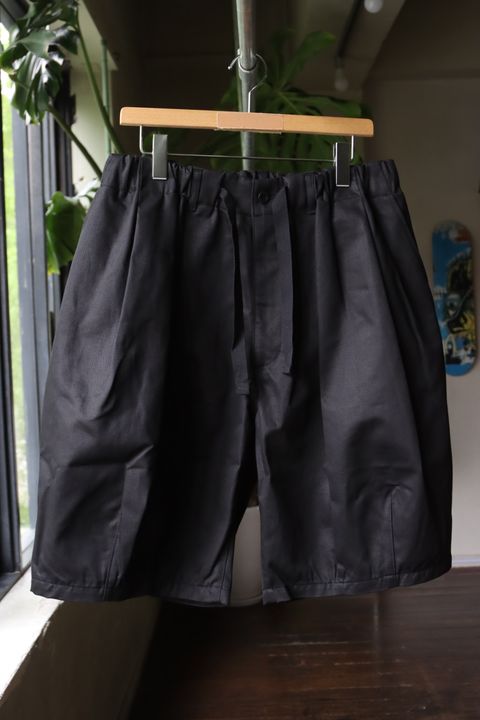 イズネス23SS バルーンイージーショートパンツ BALLOON EZ SHORT PANTS(1003SPA02-1)BLACK