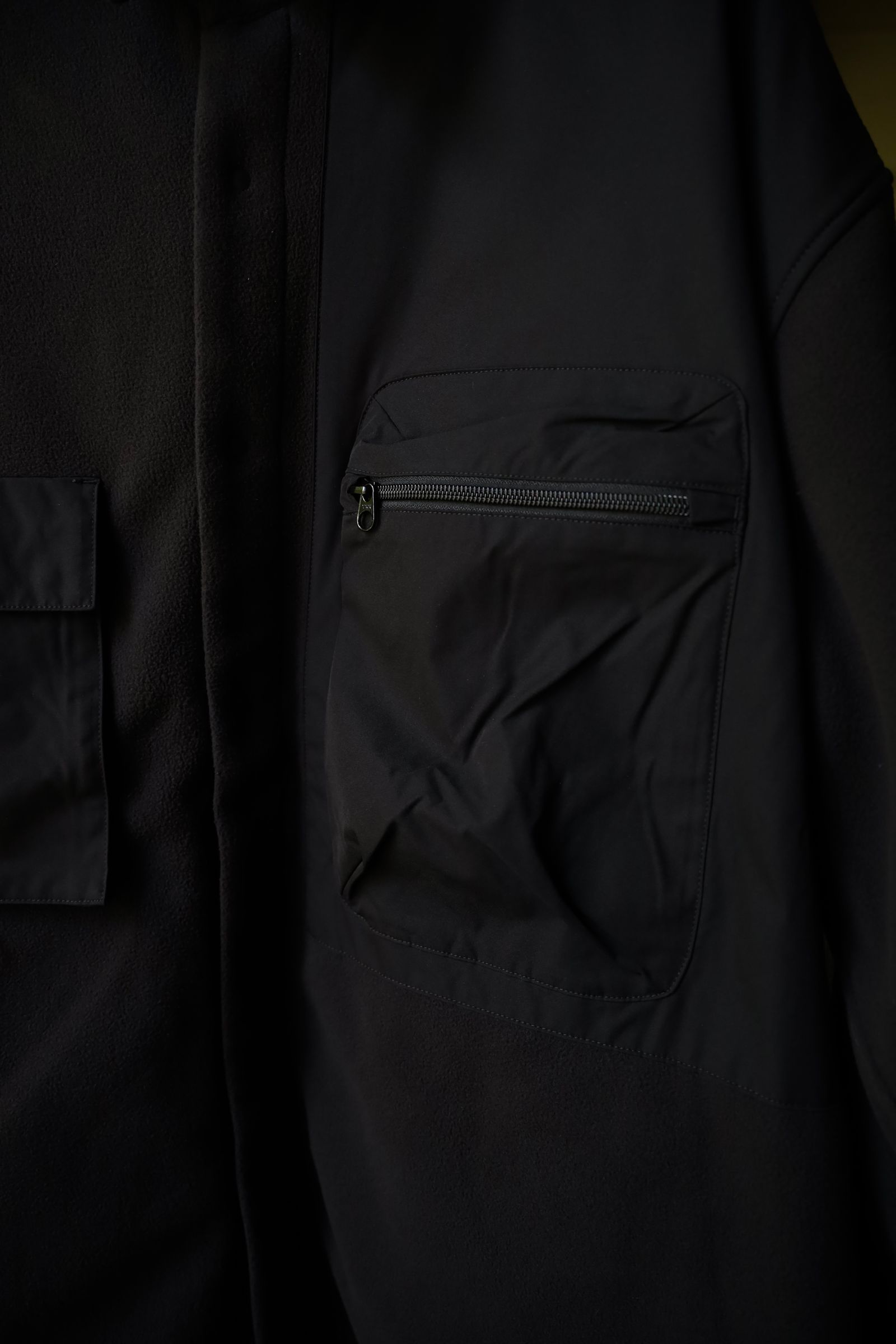 フレッシュサービス SYNTHETIC FLEECE SHIRT(FSC243-30094)BLACK