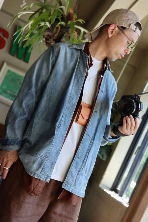 アプレッセ22FW US NAVY Denim Jacket"INDIGO"スタイル