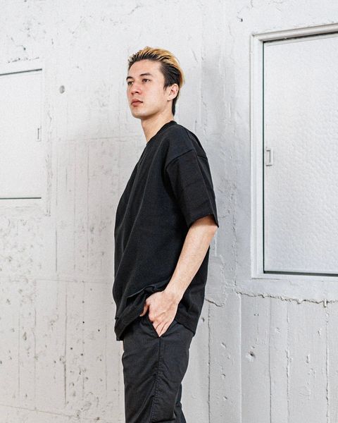 COMME des GARCONS HOMME 異素材切り替えS/S Tシャツ(BLACK)Tシャツ スタイル 2月8日(土)新作発売！