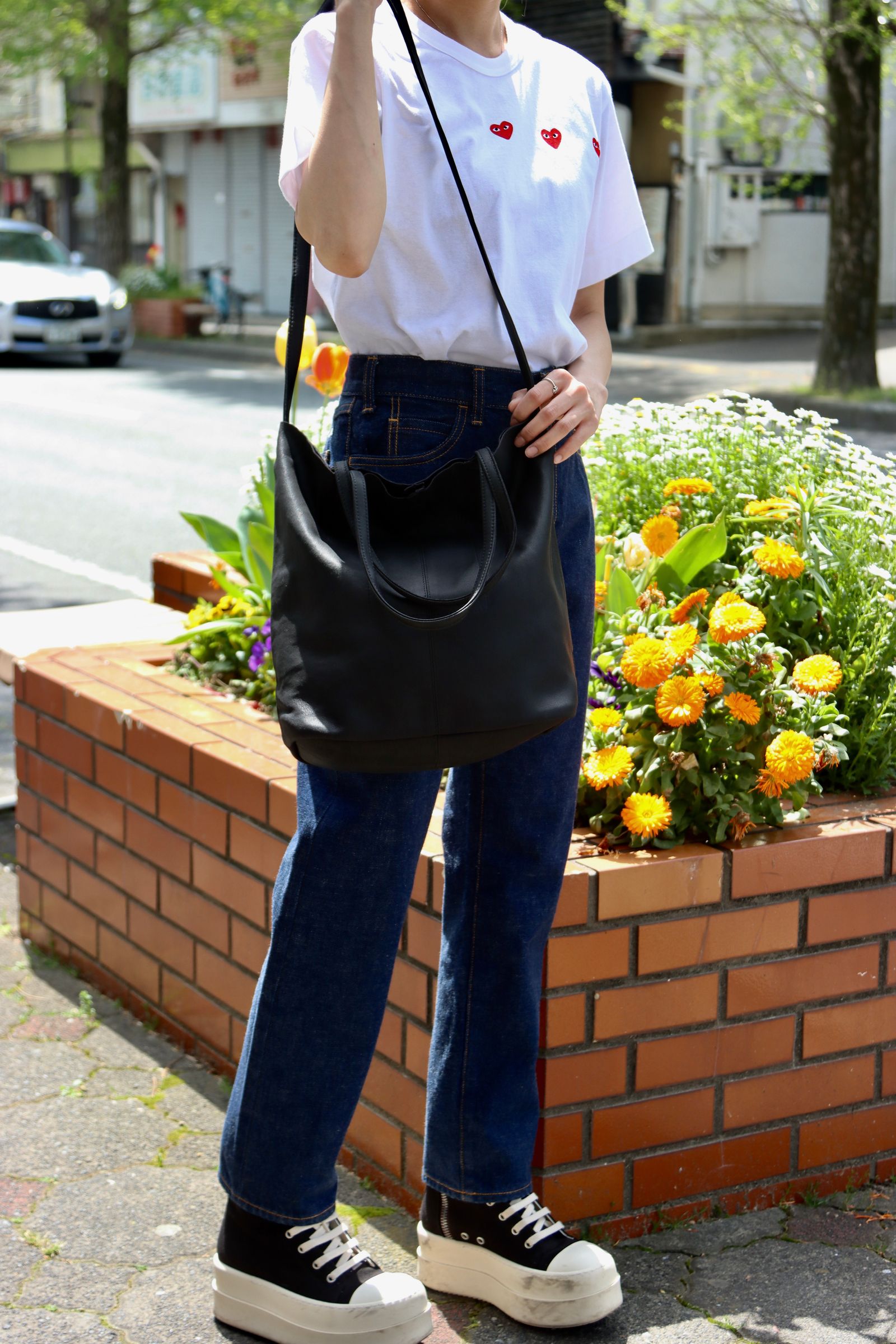 Morphee / モルフェトートバッグ 3WAY MIDIUM TOTE(LONG)BLACK☆5月13日再入荷!