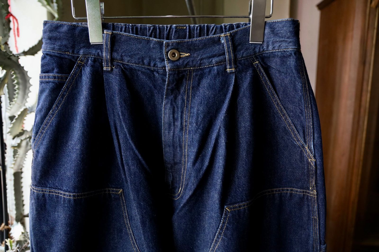 イズネス 26SS Double-Knee Balloon Painter Pants (26SS_12_1008SSBALOONPT01)INDIGO☆新作発売！