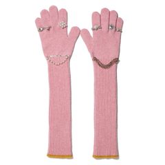 doublet 25AW LONG KNIT GLOVES WITH RINGS (25AW87GV04) PINK★9月13日(土)発売！