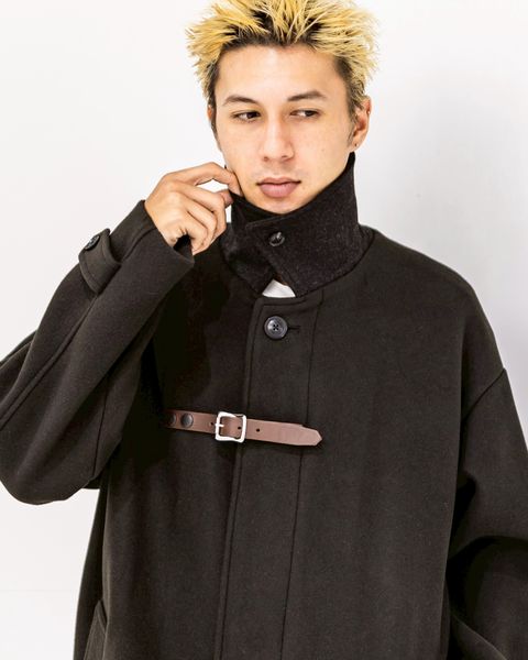 YOKE Melton Big Balmaccan Coat (BROWN)10月11日(土)新作発売！