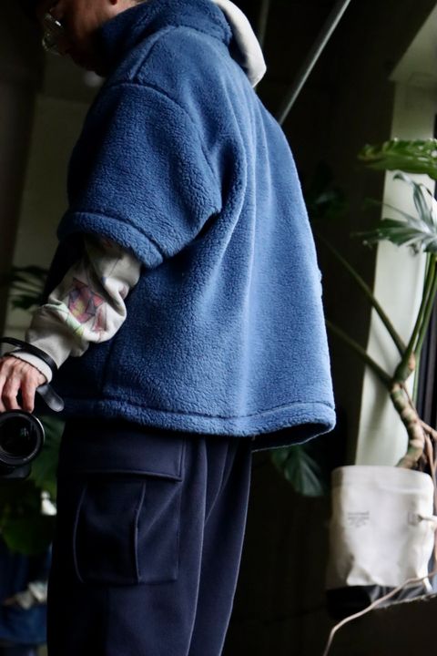 is-ness イズネス 22AW FLEECE T-SHIRTスタイル.2022.10.10.
