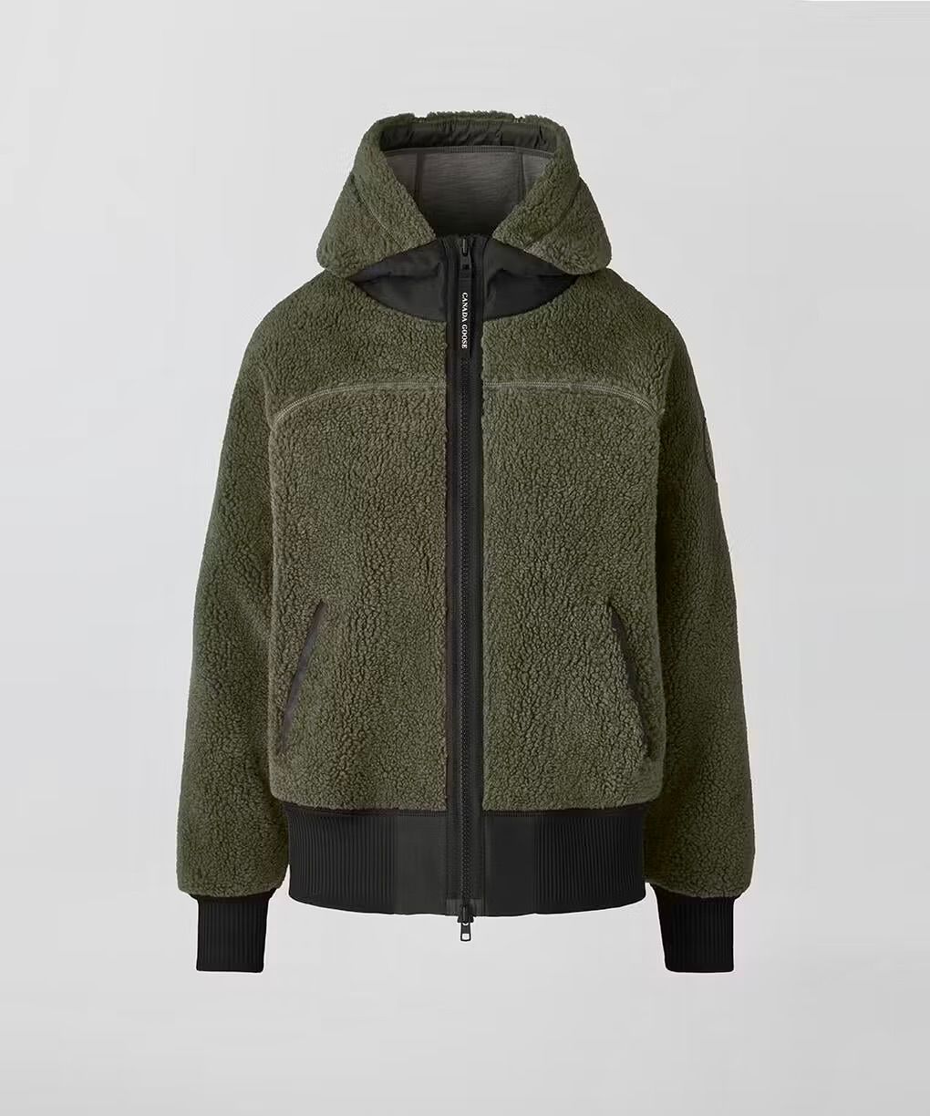 カナダグース レディース Simcoe Oversized Hoodie Kind High Pile Fleece Black Label (7016WB)Smokey Sage☆新作発売！