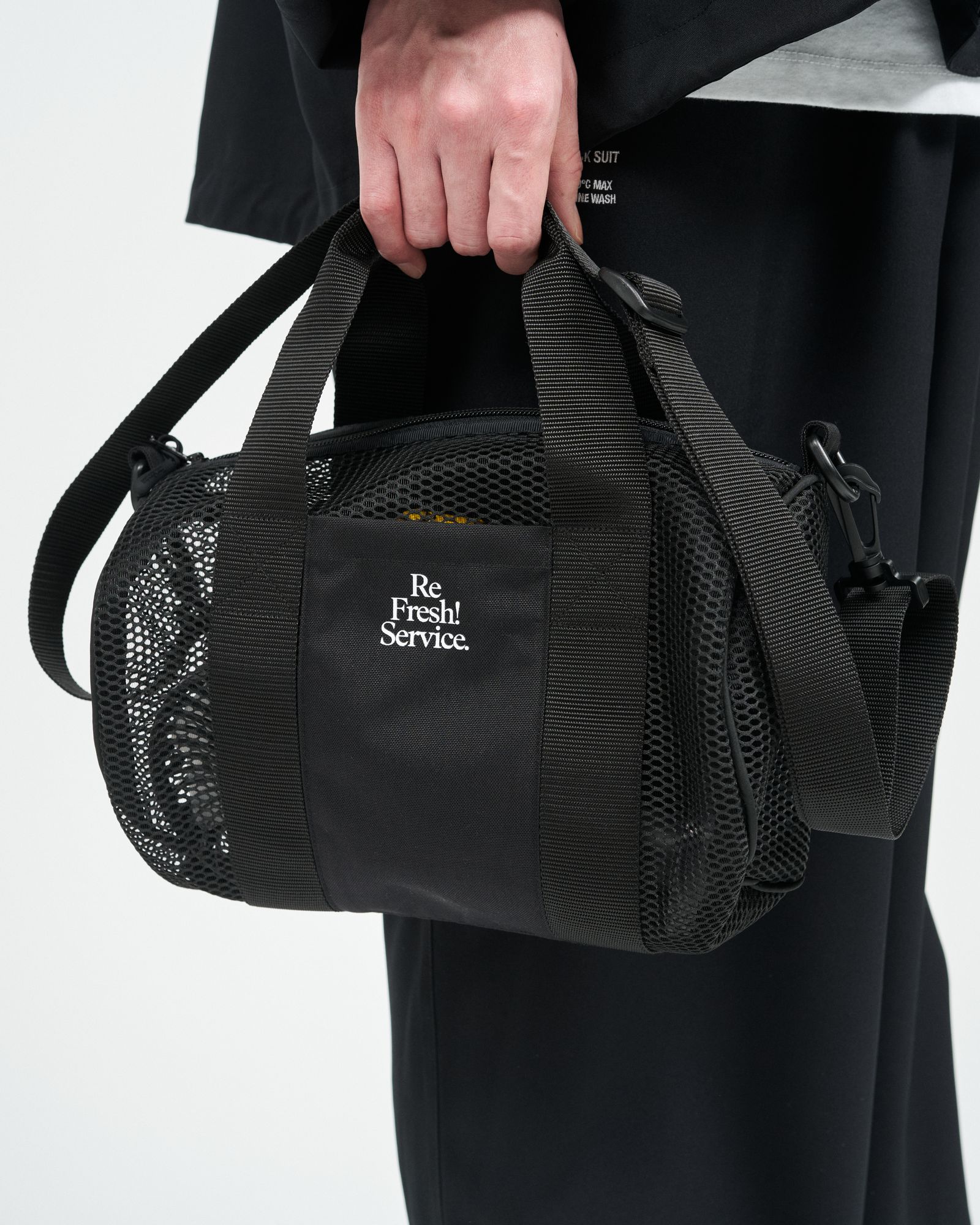 ReFresh!Service. MESH MINI DUFFLE BAG(FSR261-90277)BLACK☆3月28日(土)発売！