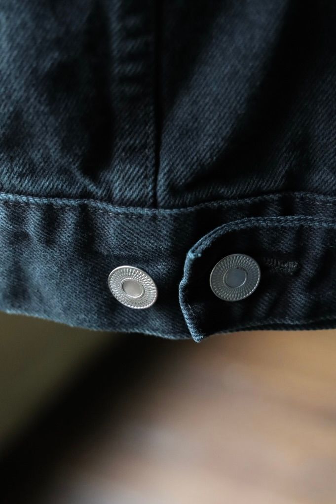 アプレッセ 2025 STYLE2  2nd Type Black Denim Jacket(25AAP-01-40)BLACK☆9月13日(土)発売！