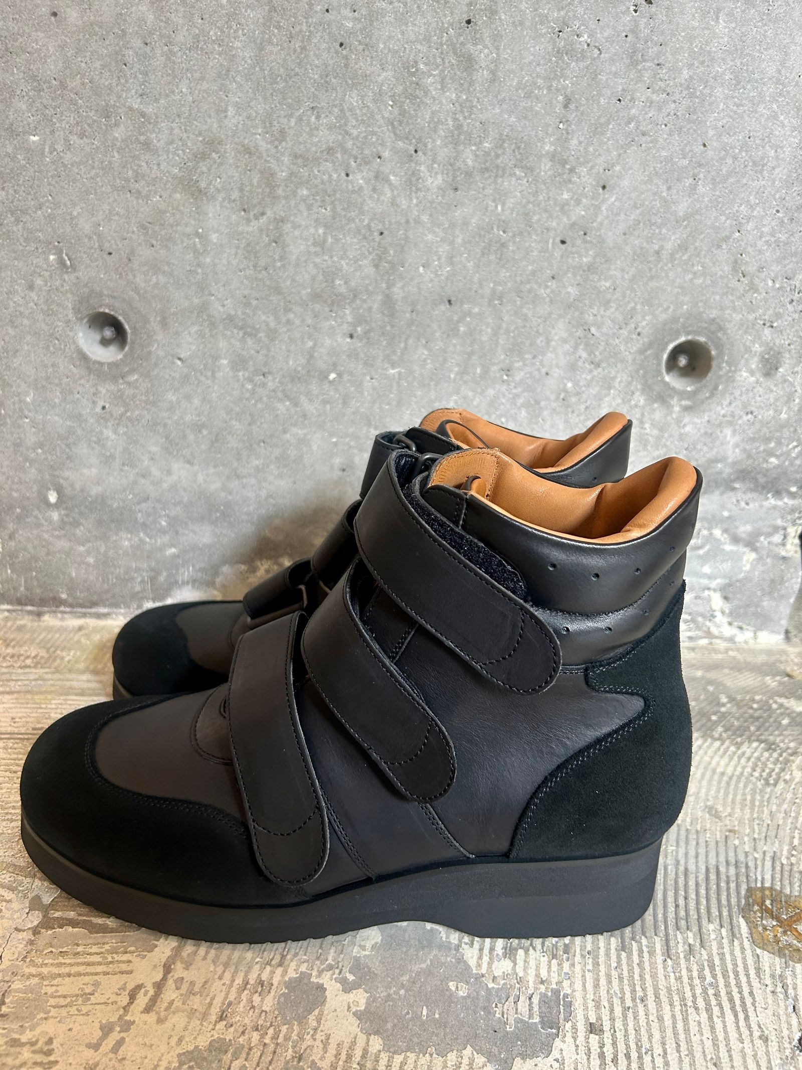 FOOTWORKSフットワークス ジャーマンミリタリーパイロットトレーナーシューズGerman Military Pilot Trainer Shoes(F04-0001_M)BLACK