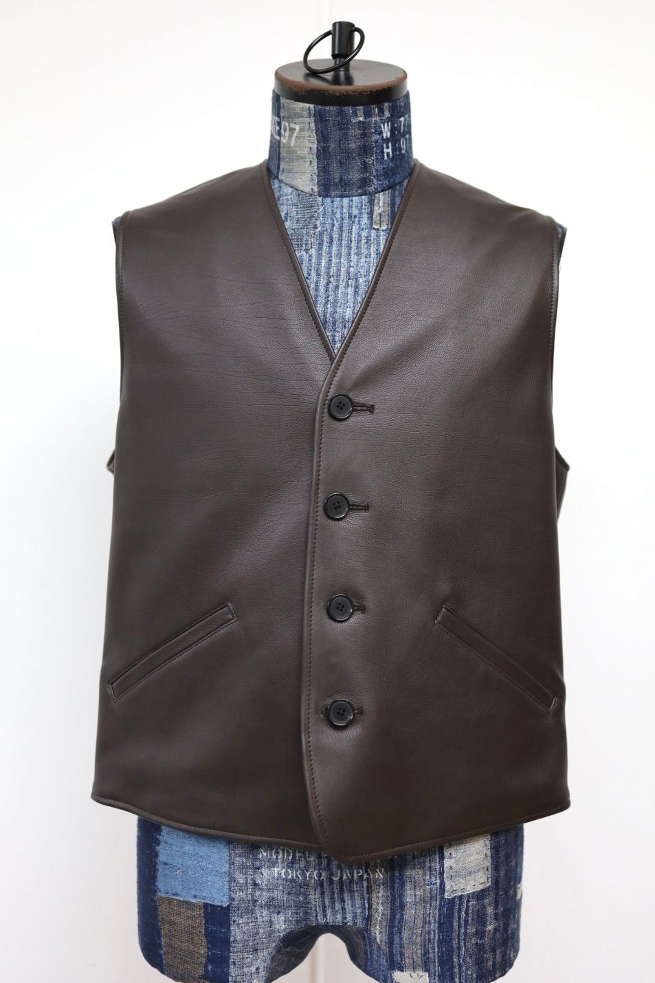 アプレッセ 2026 STYLE1 Leather Vest(26SAP-01-10)BROWN☆3月7日(土)発売！
