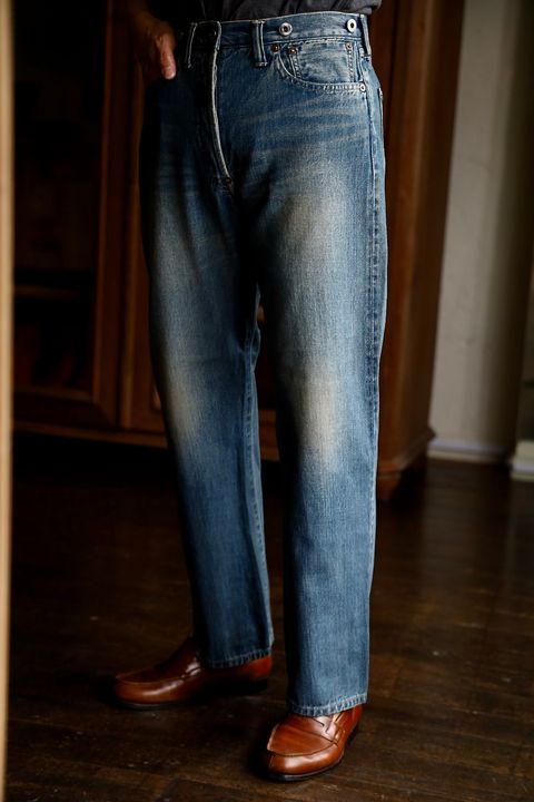 A.PRESSE 2025 STYLE2 No.2 Washed Denim Pantスタイル