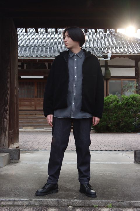 Graphpaper Wool Boa Zip-Up Blouson(GU213-70206B) style.2021.10.25.