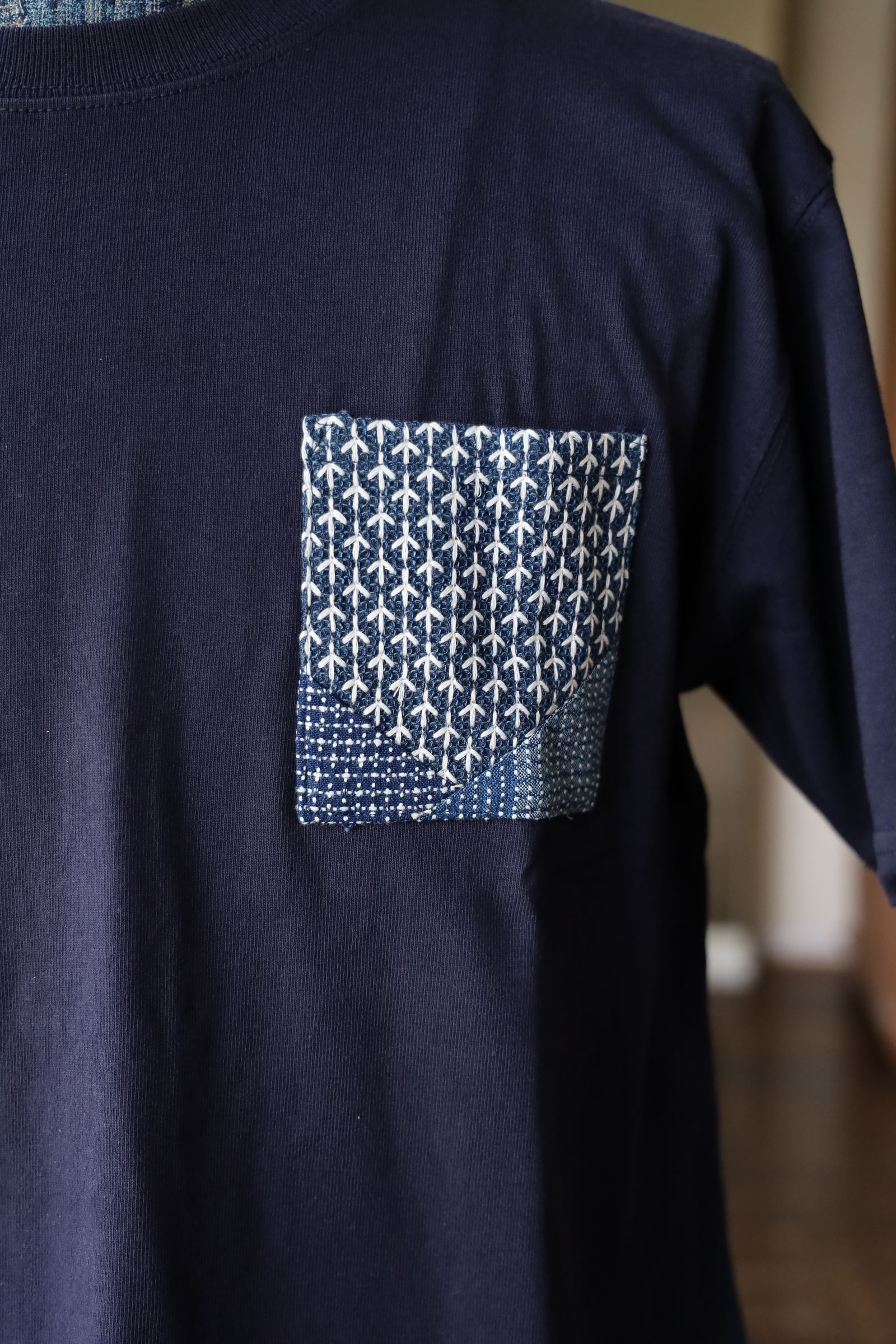 ファンダメンタル Tシャツ ORIGAMI TEE(FA25/TE11)NAVY