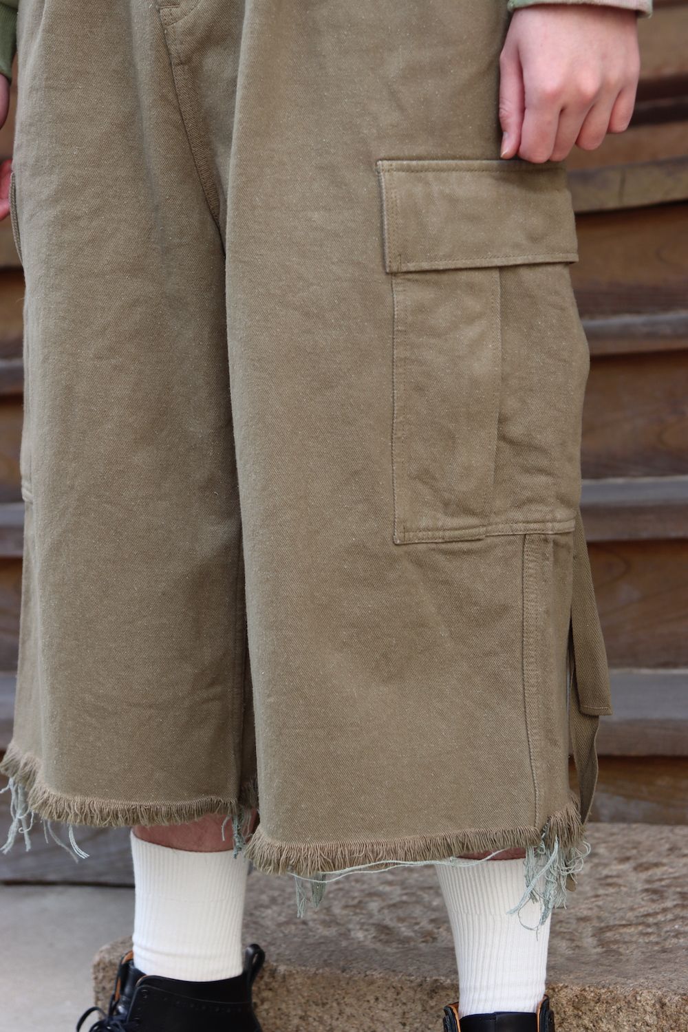 doublet WASTE VEGETABLE DYED HOODIE(22SS28CS209) style.2022.1.15.