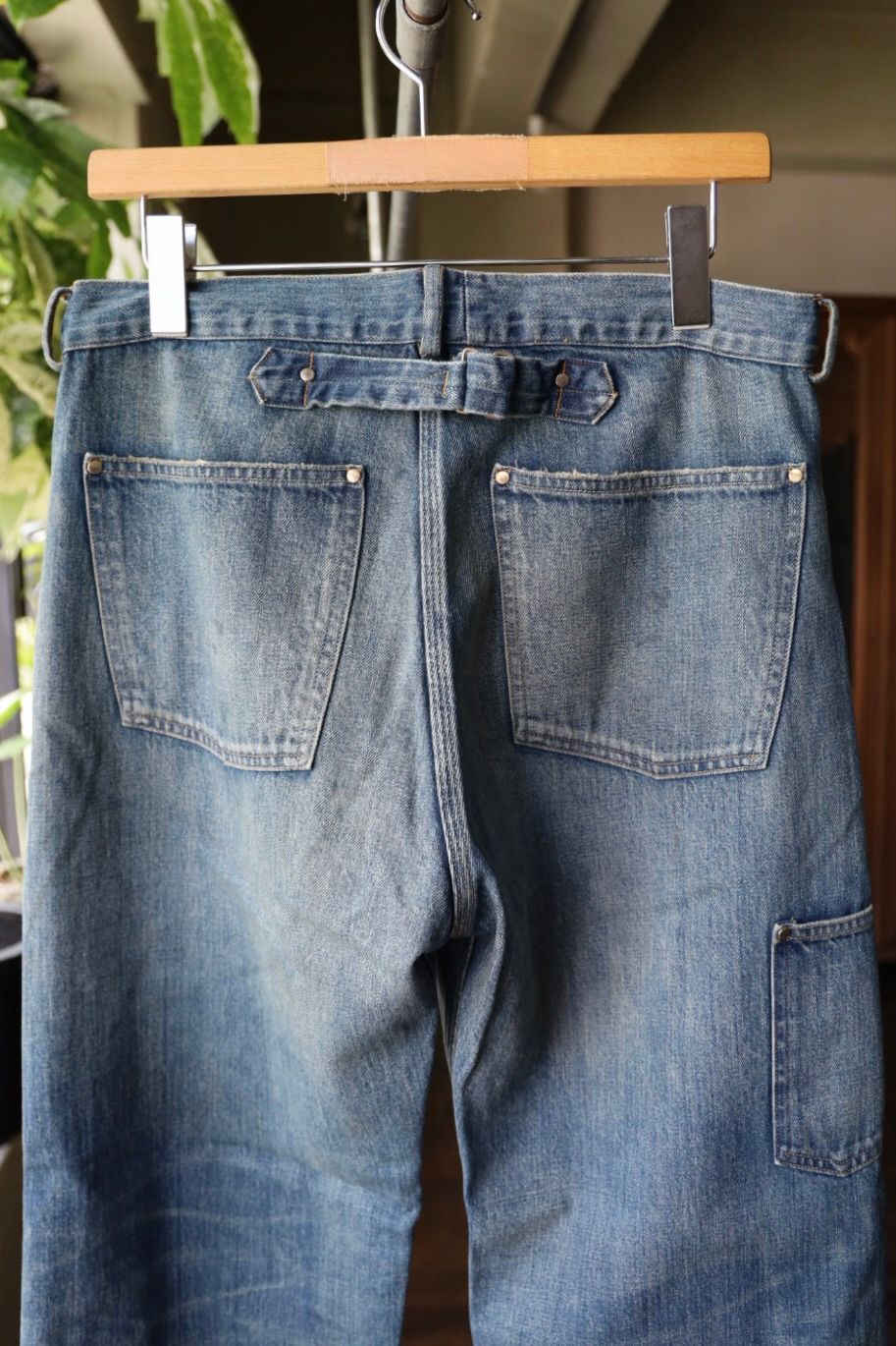 BOW WOW 25FWバウワウ  MINER'S REPAIRED DENIM WORK PANTS(BW252-MRDWP) AGED INDIGO