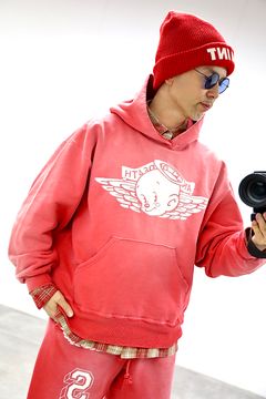 ©SAINT M×××××× セントマイケル 26SS BABY MICHAEL HOODIE"RED"スタイル
