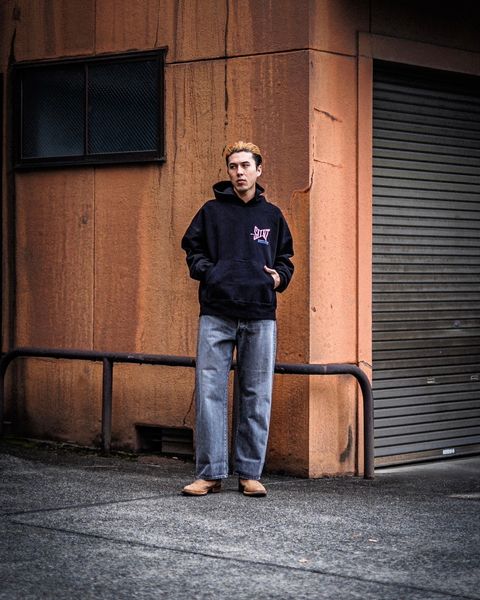 グラフペーパー Selvage Denim Five Pocket Wide Straight Pants(LIGHT FADE BLACK) 1月18日(土)新作発売！