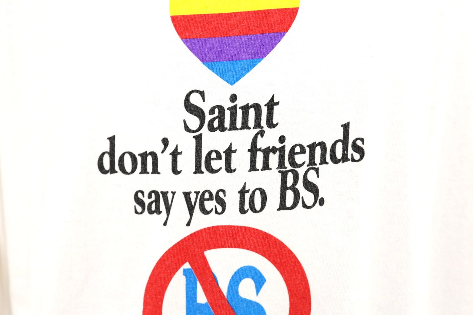 セントマイケル don't_SS T-SHIRT(SM-MK1-0000-014)WHITE