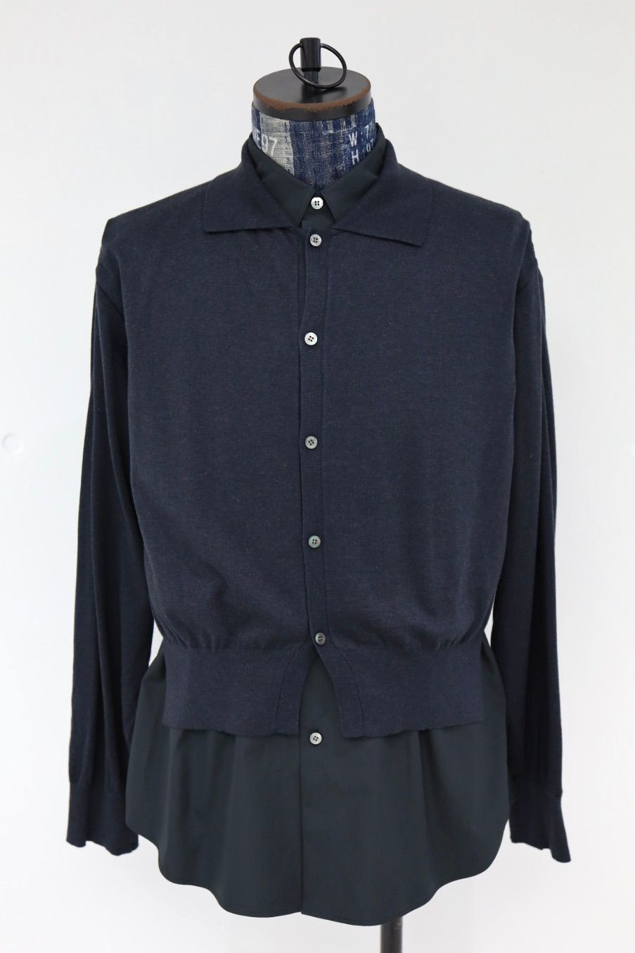 YOKE 26SS Connected Cardigan Shirt(YK26SS01248S)CHARCOAL