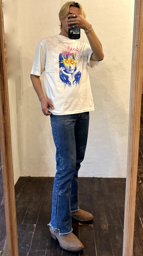blurhmsROOTSTOCK 24SS 新作Echo Print Tee STANDARD style 2024.4.12