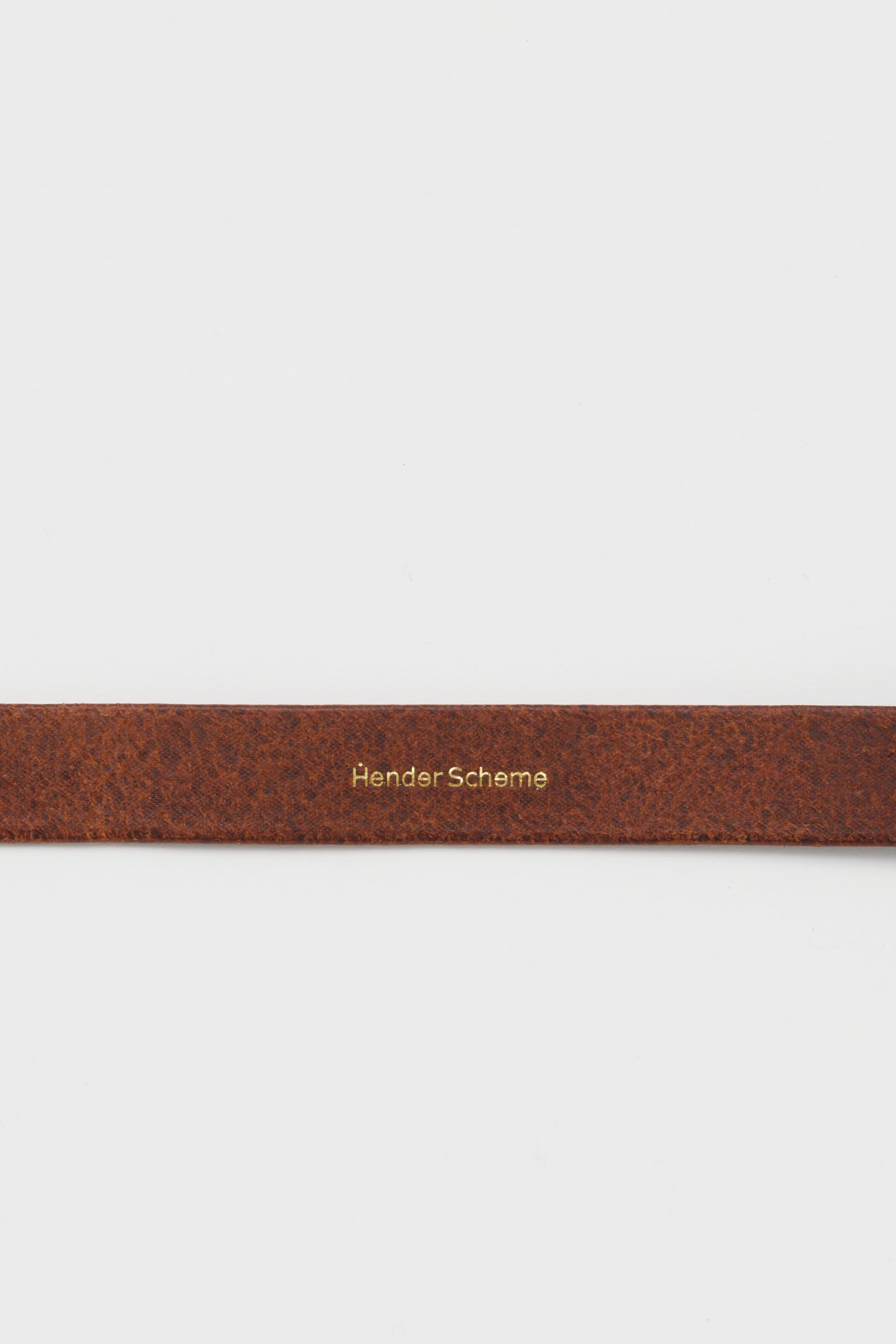 エンダースキーマ ベルト solid buckle belt(zw-c-sbb)black☆8月8日(土)発売！
