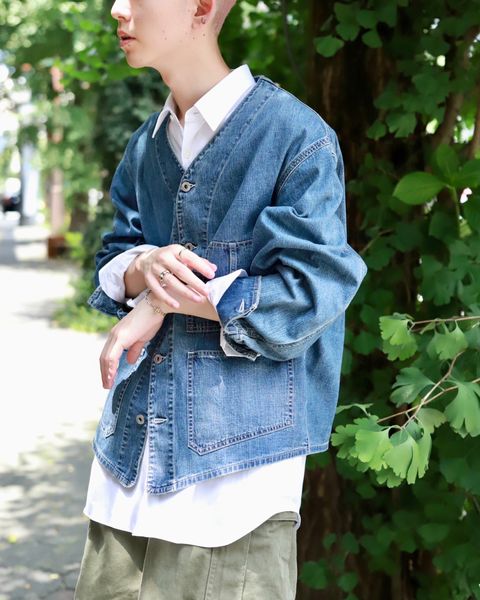 A.PRESSE アプレッセ 23AW Denim Engineer Jacketスタイル