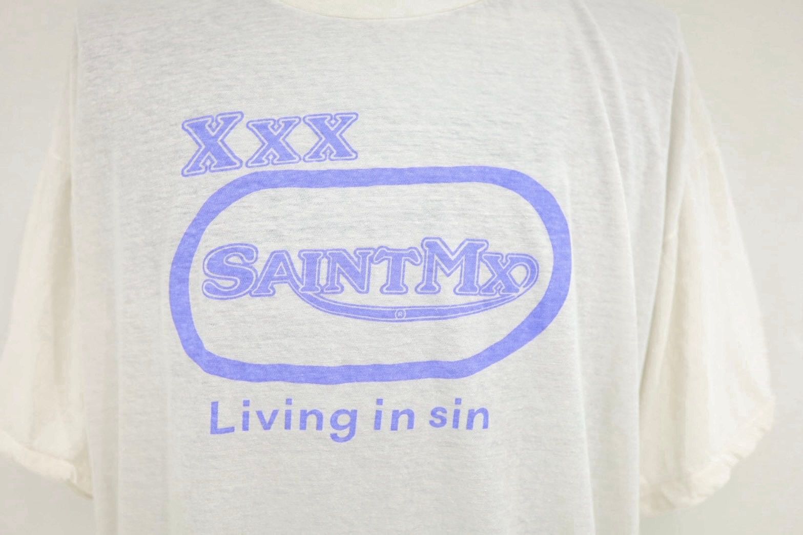 セントマイケル 26AW XXX_SS T-SHIRT (SM-MK1-0000-016) WHITE