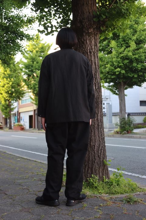 YOKE IN STRIPE SLEEPING SHIRT JACKET style.2022.5.4