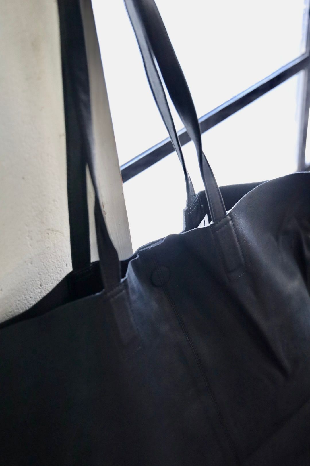 Morphee / モルフェ  トートバッグ BIG TOTE TYPE1 (XL Size) BLACK