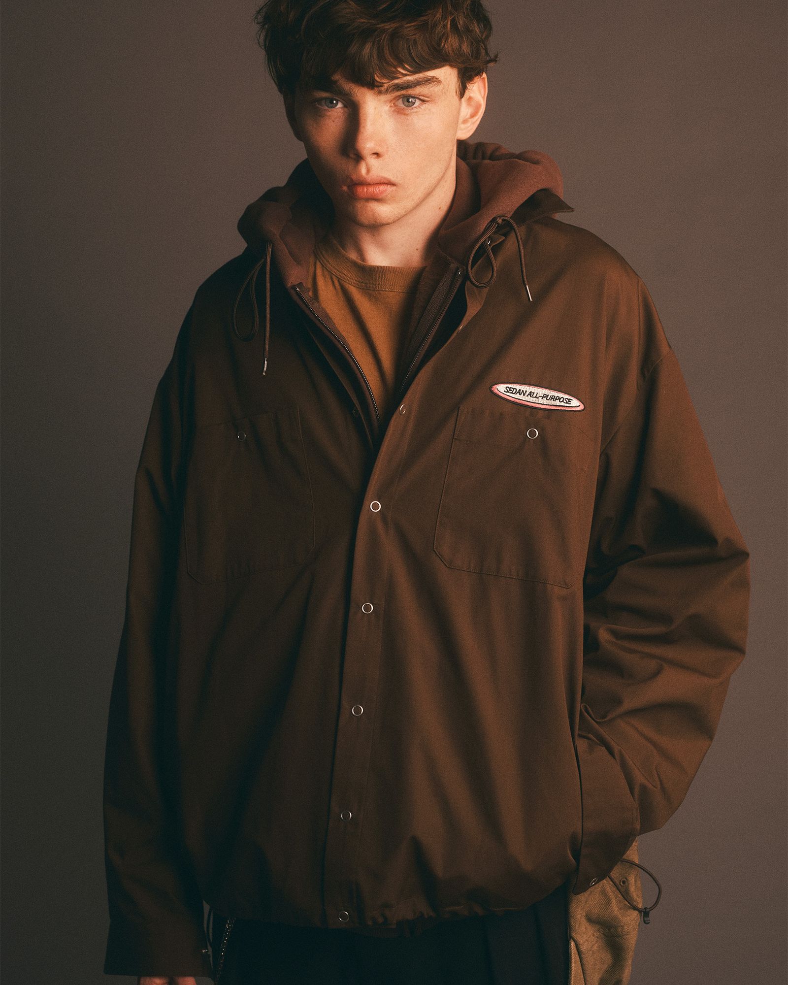 セダンオールパーパス FW25 OG Logo Full Zip Hoodie(SD25F-CT06) Dark Brown☆10月4日(土)発売！