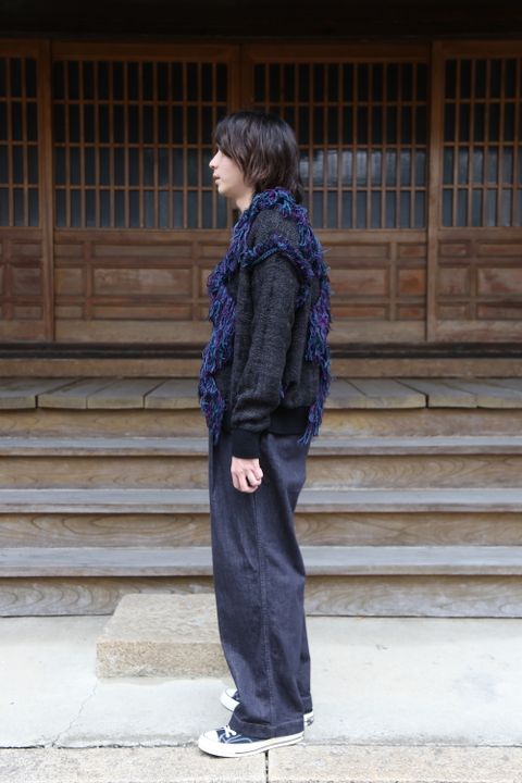 KIDILL 2020 A/W Collection 新作Destroy Argyle Tartan Pullover Knit style.2020.7.31.