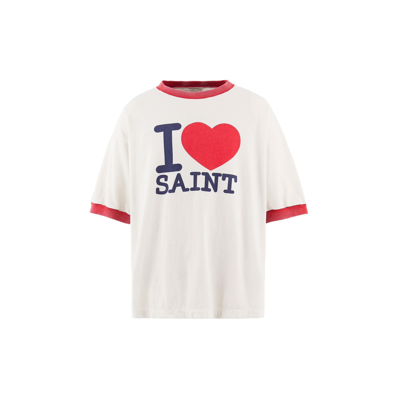 セントマイケル 26SS I LOVE SAINT_SS T-SHIRT(SM-MK8-0000-018)WHITE☆4月29日(水)新作発売！