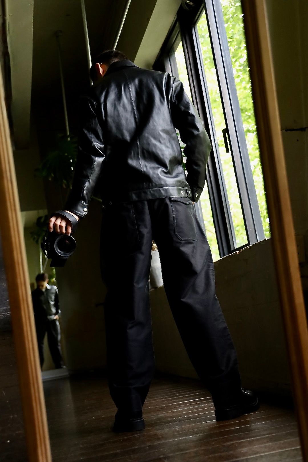 LASTMAN 24AW ラストマン大久保篤志 LEATHER DRIZZLER JACKETスタイル2024.10.25.