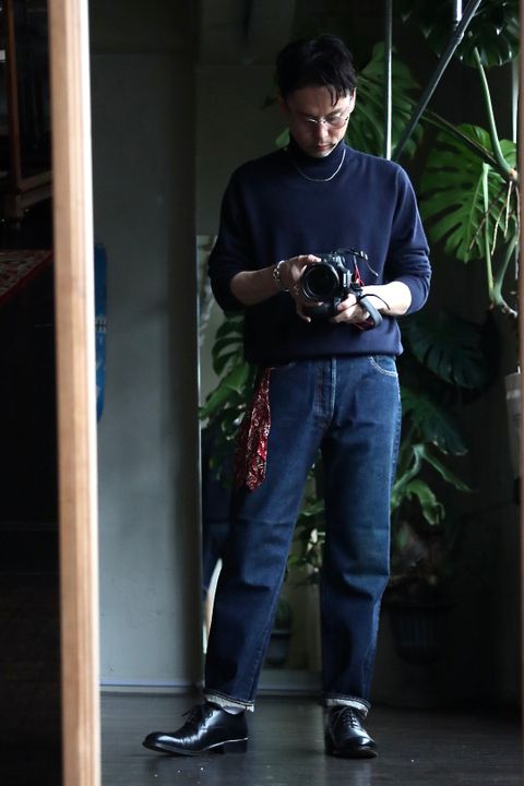 A.PRESSE 23SSデニム Washed Denim Pants E(23SAP-04-07H)INDIGOスタイル