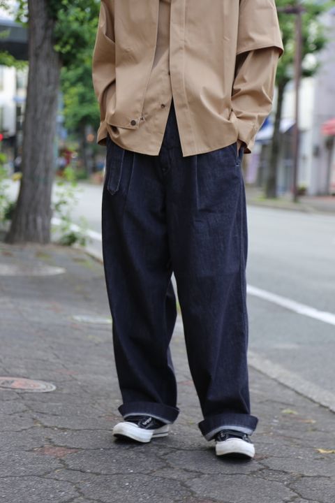 JieDa T/C FLAP SHIRT"BEIGE"Style.2020.7.22.