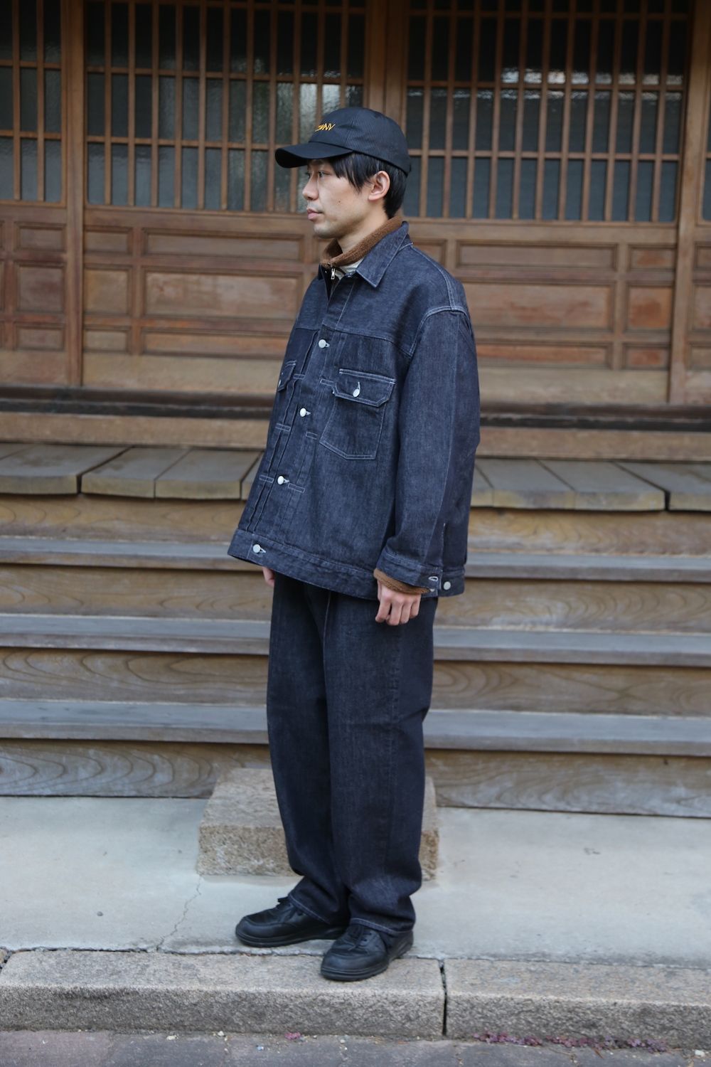 Graphpaper Colorfast Denim Blouson&Colorfast Denim Two Tuck Pants