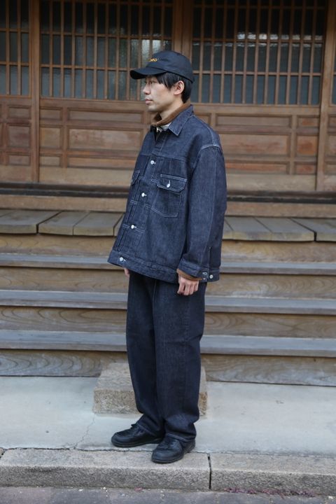 Graphpaper Colorfast Denim Blouson&Colorfast Denim Two Tuck Pants"INDIGO"Style.2020.11.13.