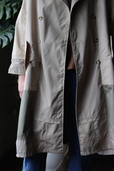 SEEALL RECONSTRUCTED TRENCH COAT(SAU23 CT601-②) style.2022.3.18.
