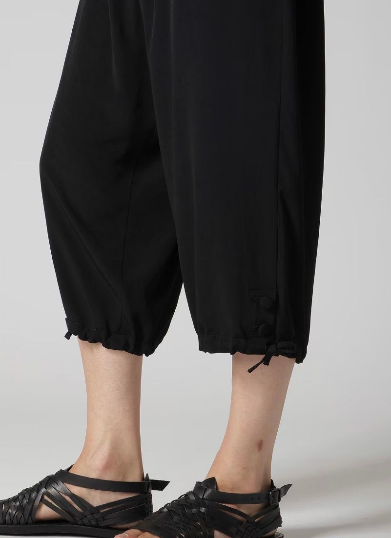 Yohji Yamamoto TA TUXEDO COIN POCKET HEM OPEN PANTS (HK-P18-500)BLACK☆新作発売！
