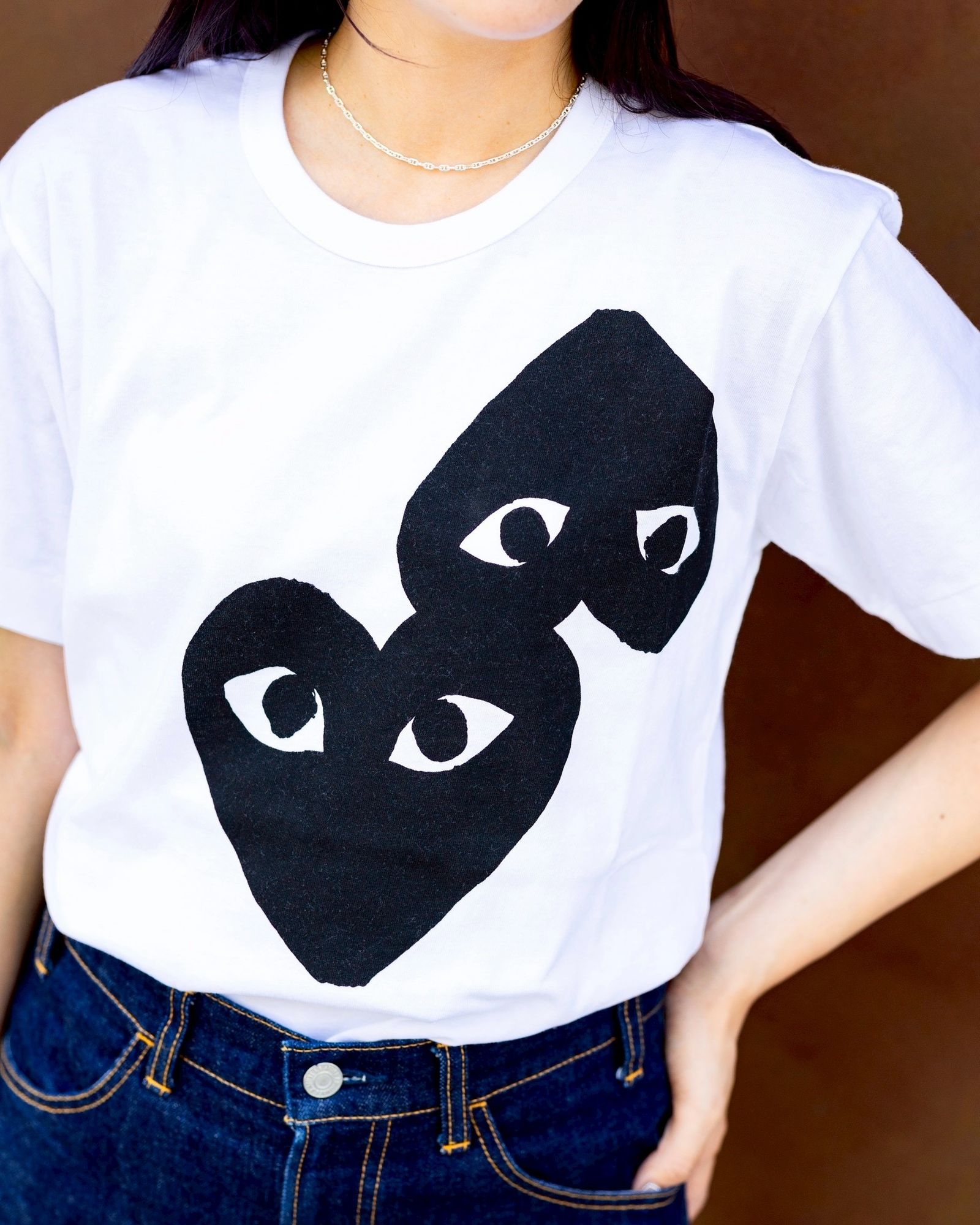 COMME des GARCONS PLAY プレイ コムデギャルソン Tシャツ AZ