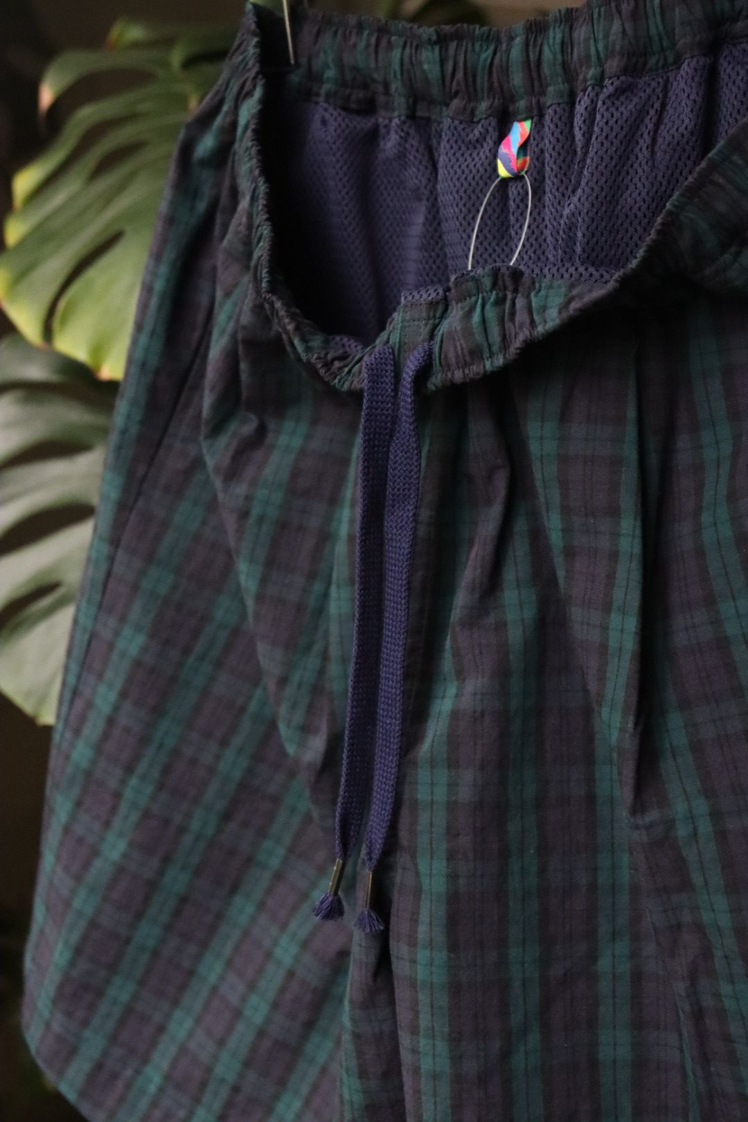 イズネス22SS AMPHIBIOUS SHORTS(31SSSH02)BLACK WATCH