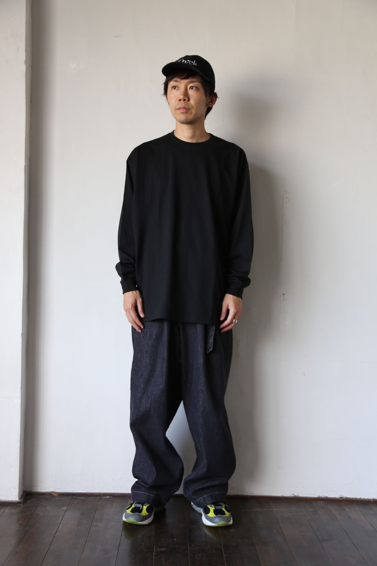 Graphpaper L/S Oversized Tee BLACK Style.2020.8.28. | 1189 | mark