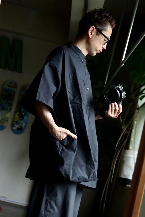 FreshService UTILITY S/S B.D SHIRT"BLACK"スタイル