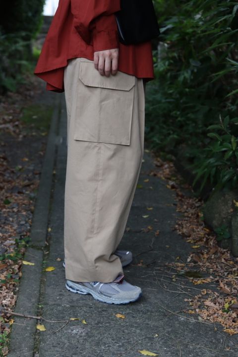 Graphpaper Broad L/S Oversized Regular Collar Shirt(GM223-50063) style. 2022.07.24.