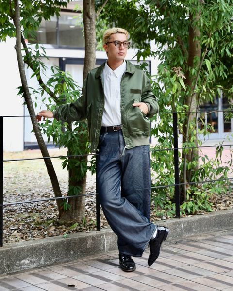 COMME des GARCONS HOMME 総ナイロンツイル二重結製品染ミリタリーブルゾン 9月4日(土)新作発売！
