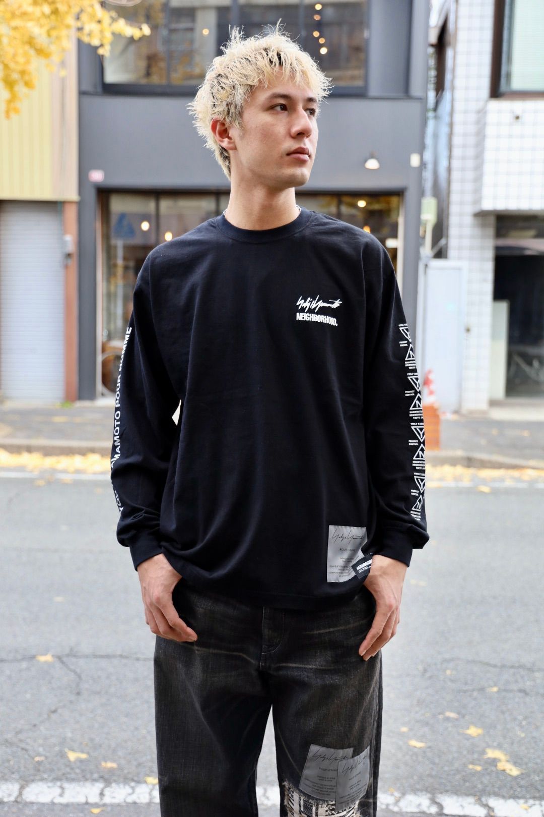 Yohji Yamamoto × NEIGHBORHOOD TEE LS 新作発売！