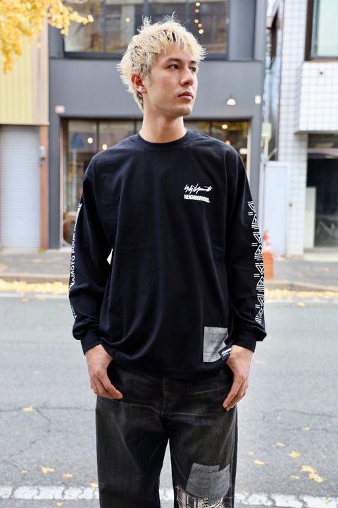 Yohji Yamamoto × NEIGHBORHOOD TEE LS 新作発売！