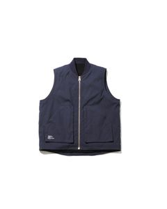 フレッシュサービス BOA LINED DUCK VEST (FSC243-30185)NAVY