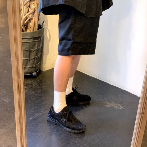 Graphpaper Linen L/S Oversized Band Collar Shirt style.2022.5.17